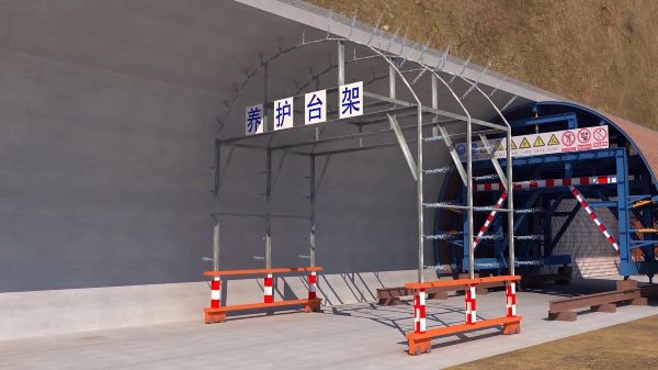 酒泉地区隧道施工动画制作公司 - 隧道施工工艺和施工方法 - 隧道施工汇报动画视频 - bim 工程施工动画